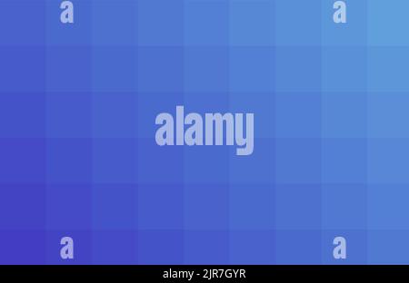 Blue background. Geometric texture from blue squares. Abstract pattern of square pixels. Creative design template for celebration and season Stock Vector