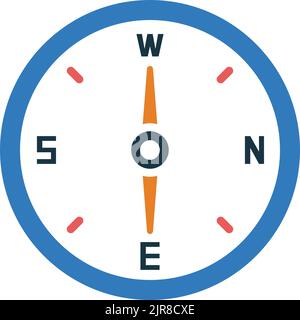 Compass, direction icon - Use for commercial purposes, print media, web or any type of design projects. Vector EPS file. Stock Vector