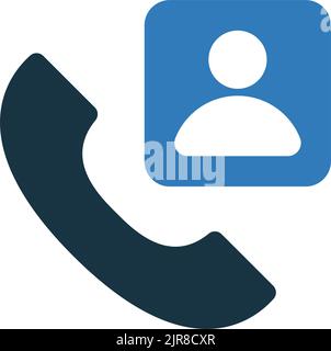 Contact, contact us, helpline icon - Use for commercial purposes, print media, web or any type of design projects. Vector EPS file. Stock Vector