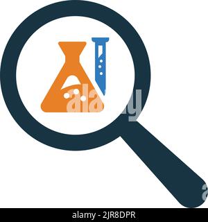 Examine, search icon - Perfect use for designing and developing websites, printed files and presentations, Promotional Materials and many more. Vector Stock Vector