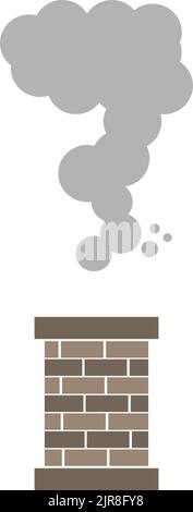 chimney vector logo illustration design Stock Vector