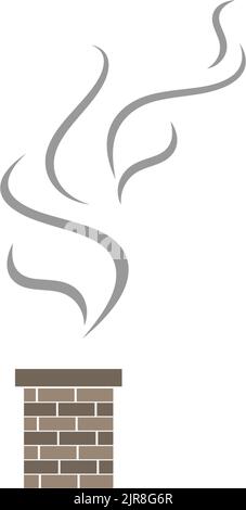 chimney vector logo illustration design Stock Vector