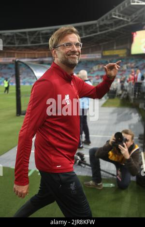 Liverpool FC vs Sydney FC 2017 Stock Photo