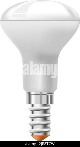Incandescent light bulb, type of illumination Stock Vector