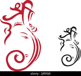 Illustration of Ganesha utsav greeting card Stock Vector Image & Art ...