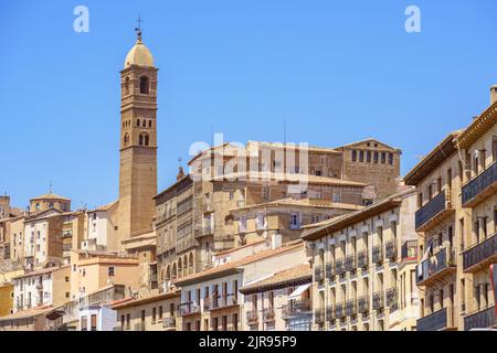 Panoramic view of Tarazona landscape old town in Zaragoza Province, Aragon, Spain Stock Photo