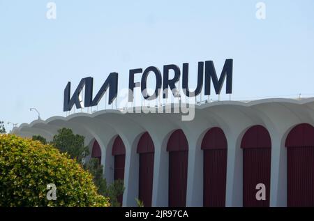 Inglewood, California, USA 19th August 2022 Kia Forum on August 19, 2022 in Inglewood, Los Angeles, California, USA. Photo by Barry King/Alamy Stock Photo Stock Photo