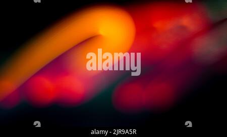 Defocused vehicles lights on the road for Abstract background Stock Photo