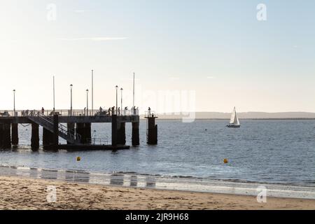 Arcachon and Bassin d'Arcachon, Gironde department in southwestern France. Stock Photo