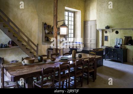 Nohant-Vic (central France): House of George Sand. The property is registered as a National Historic Landmark (French ÒMonument historiqueÓ) and the h Stock Photo