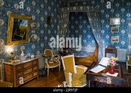Nohant-Vic (central France): House of George Sand. The property is registered as a National Historic Landmark (French ÒMonument historiqueÓ) and the h Stock Photo