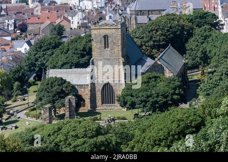 St Mary's Church, Scarborough, North Yorkshire, England, UK  - grade I listed building Stock Photo