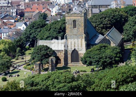 St Mary's Church, Scarborough, North Yorkshire, England, UK  - grade I listed building Stock Photo