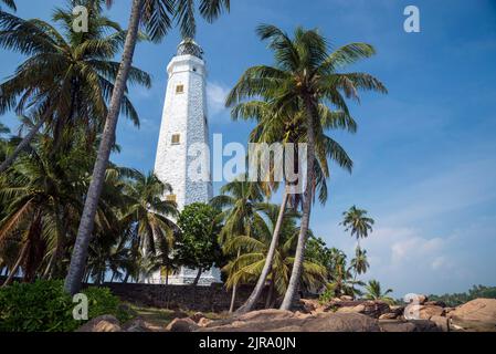 Dondra head lighthouse, Dondra, Southern Province, Sri Lanka Stock Photo