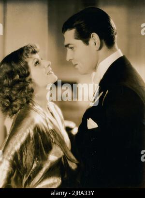 Greta Garbo and Clark Gable in 'Susan Lenox (Her Fall and Rise)' (MGM, 1931). Still Stock Photo