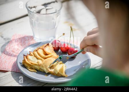 home made apple pie Stock Photo