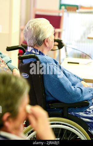 Nursing home in Saint-Crespin (northern France) Stock Photo