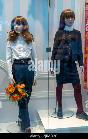 SAINT PETERSBURG, RUSSIA - august 14, 2022: mannequins school children Stock Photo