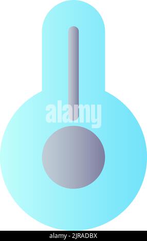 Warmth flat gradient color ui icon Stock Vector