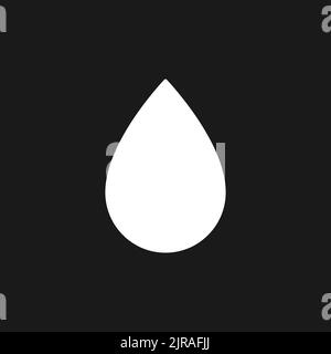 Blur dark mode glyph ui icon Stock Vector