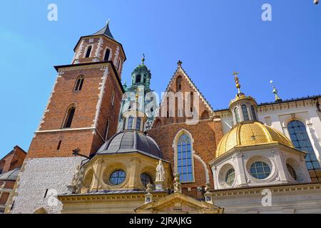 Wawel Castle in Krakow, Poland Stock Photo