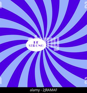 Groovy hippietwisted background. Twisted and distorted vector illustration in a trendy retro psychedelic style. The aesthetics of the hippies of the 7 Stock Vector