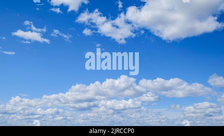 clouds in the sky. clouds floating in the blue sky Stock Photo