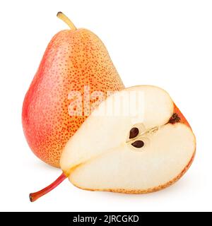 pear, isolated on white background, clipping path, full depth of field Stock Photo