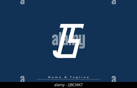 Alphabet letters Initials Monogram logo IS , SI Stock Vector