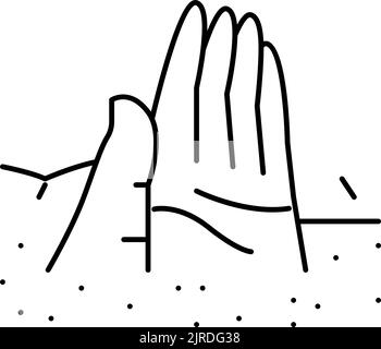 ciudad perdida line icon vector illustration Stock Vector Image & Art ...