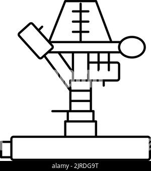 portable sprinkler water irrigation line icon vector illustration Stock ...