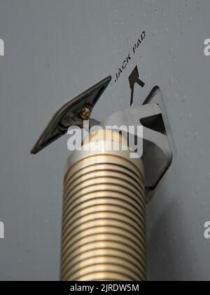 Cargo label on aircraft Stock Photo - Alamy