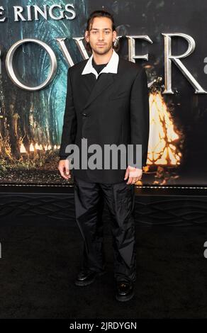 Maxim Baldry attends special screening of The Lord of The Rings: The Rings of Power produced by Amazon Studios at Lincoln Center Alice Tully Hall in New York on August 23 2022. (Photo by Lev Radin/Sipa USA) Stock Photo