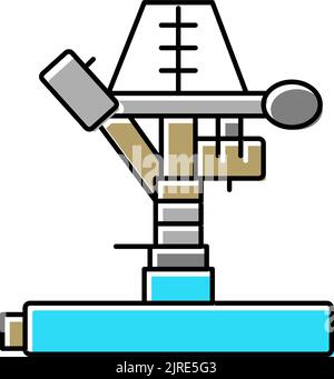portable sprinkler water irrigation color icon vector illustration ...
