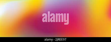 Abstract colorful soft gradient pastel banner. Bright holographic vector design Stock Vector