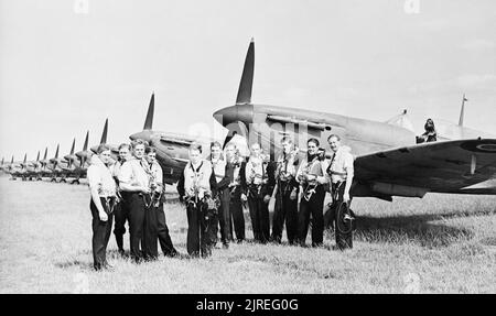 Supermarine Seafire Pilots At Rnas Yeovilton 22 January 1943 A Group supermarine-seafire-pilots-at-rnas-yeovilton-22-january-1943-a-group
