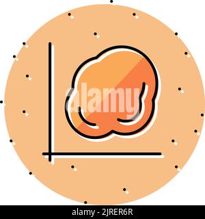 even borders mole color icon vector illustration Stock Vector Image ...