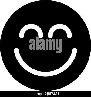 Portrait mode black glyph ui icon Stock Vector