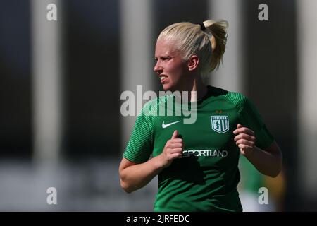 Turin, Italy, 21st August 2022. Getter Saar of Tallinna FC Flora during the UEFA Women's Champions League match at Juventus Training Centre, Turin. Picture credit should read: Jonathan Moscrop / Sportimage Stock Photo