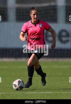 Turin, Italy, 21st August 2022. Karolina Katharina Kohr of Racing Union during the UEFA Women's Champions League match at Juventus Training Centre, Turin. Picture credit should read: Jonathan Moscrop / Sportimage Stock Photo