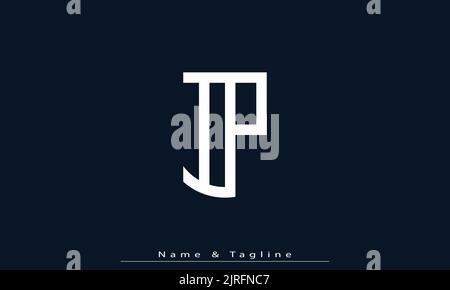 Alphabet letters Initials Monogram logo IP , PI Stock Vector