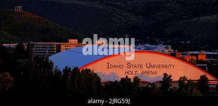 Idaho State University Holt Arena minidome sports complex on campus Stock Photo