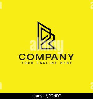 creative initial letter PR logo design vector R Logo Line Design Template Vector Stock Vector