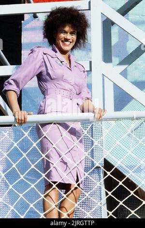 PAULINE BLACK, SINGER  THE SELECTER  PRESENTER, 1984 Stock Photo