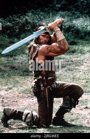 ARNOLD SCHWARZENEGGER, CONAN THE DESTROYER, 1984 Stock Photo