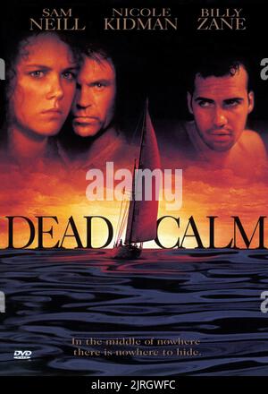 NICOLE KIDMAN, SAM NEILL, BILLY ZANE POSTER, DEAD CALM, 1989 Stock Photo