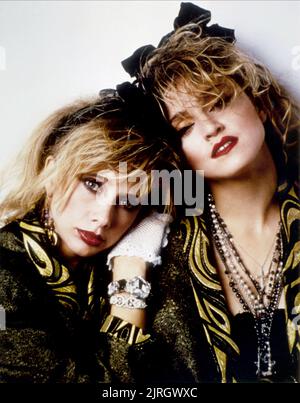 ROSANNA ARQUETTE, MADONNA, DESPERATELY SEEKING SUSAN, 1985 Stock Photo