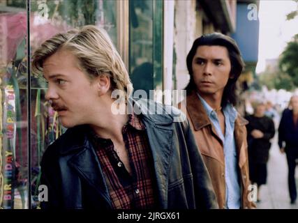 KIEFER SUTHERLAND, LOU DIAMOND PHILLIPS, RENEGADES, 1989 Stock Photo