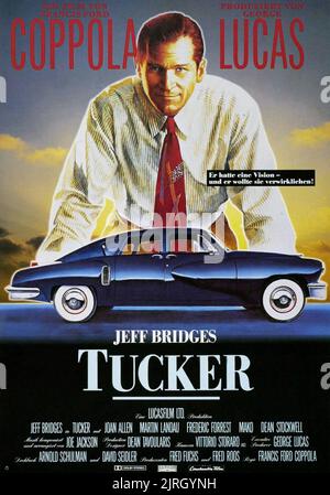 TUCKER: THE MAN AND HIS DREAM, Jeff Bridges as Preston Tucker, 1988. ph:  Ralph Nelson Jr. / © Paramount / courtesy Everett Collection Stock Photo -  Alamy