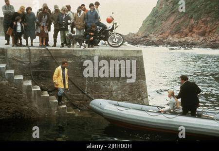 SCOTTISH  HARBOUR SCENE, LOCAL HERO, 1983 Stock Photo